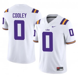 Fighting Tigers Tamarcus Cooley #0 White Jersey | Premium Stitched NCAA Football Men Apparel 98819484
